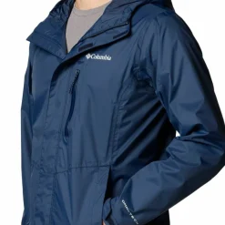 Columbia Men's Pouring Adventure III Jacket Collegiate Navy