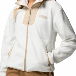 Columbia Women's Sequoia Grove Fleece Jacket Sea Salt, Ancient Fossil