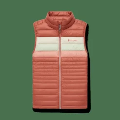 Cotopaxi Women's Fuego Down Vest Faded Brick Stripes