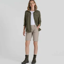 Craghoppers Women's Nosilife Pro Convertible Trouser III Soft Mushroom