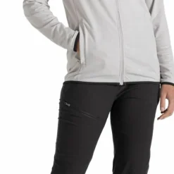 Craghoppers Women's Nosilife Afia Hooded Jacket Light Grey Marl
