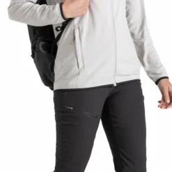 Craghoppers Women's Nosilife Afia Hooded Jacket Light Grey Marl