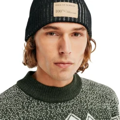 Dale of Norway Alvøy Hat Norweigan Wool Black Offwhite