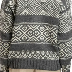 Dale of Norway Women's Rasletind Sweater Dark Charcoal/Offwhite