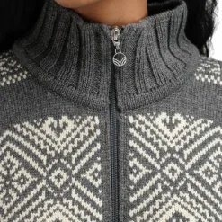 Dale of Norway Women's Rasletind Sweater Dark Charcoal/Offwhite