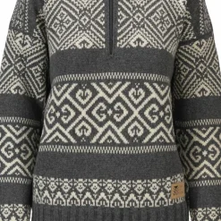 Dale of Norway Women's Rasletind Sweater Dark Charcoal/Offwhite