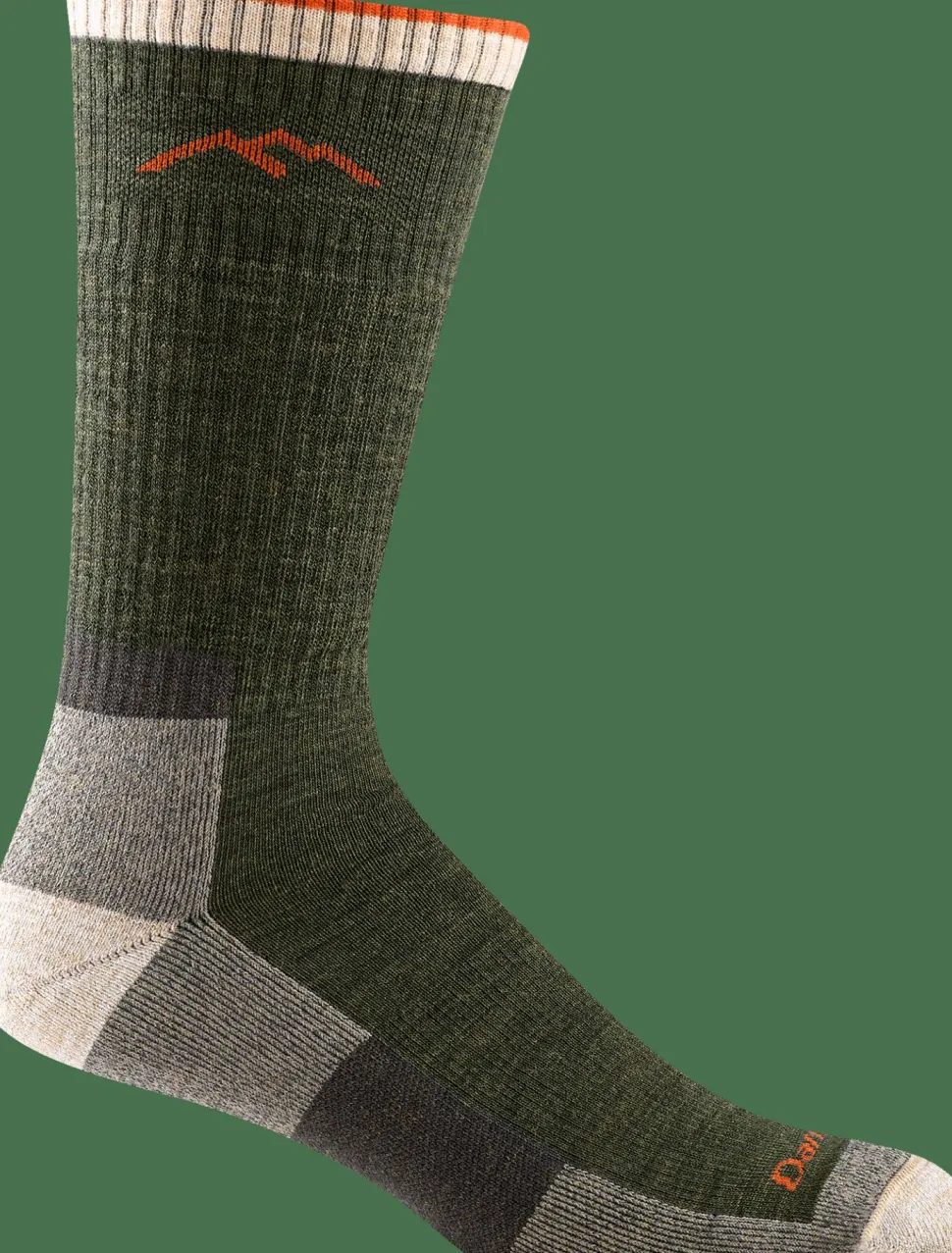 Darn Tough Men's Hiker Boot Sock Cushion Olive
