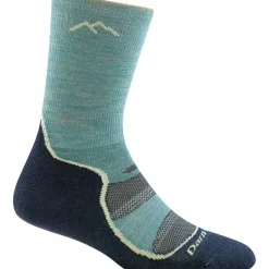 Darn Tough Women's Light Hiker Micro Crew Light Cushion Aqua