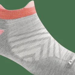 Darn Tough Women's Run No Show Tab Ultra-Lightweight Running Sock Cushion Ash