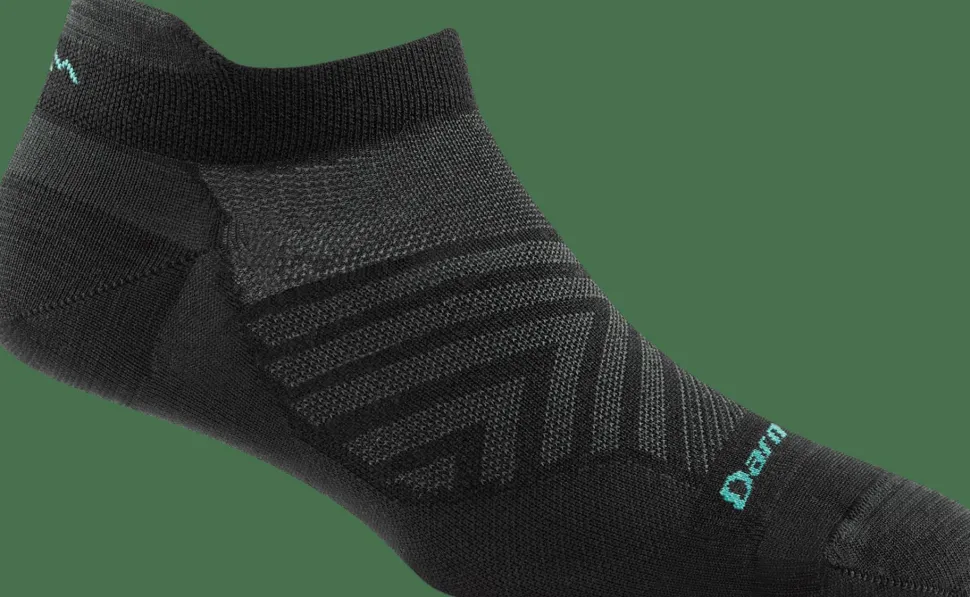 Darn Tough Women's Run No Show Tab Ultra-Lightweight Black