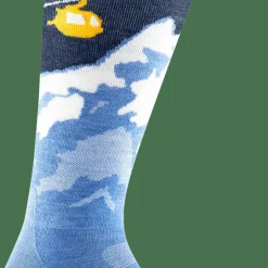 Darn Tough Women's Yeti Over-the-Calf Lightweight Ski & Snowboard Sock No Cushion Midnight