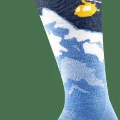 Darn Tough Women's Yeti Over-the-Calf Lightweight Ski & Snowboard Sock No Cushion Midnight