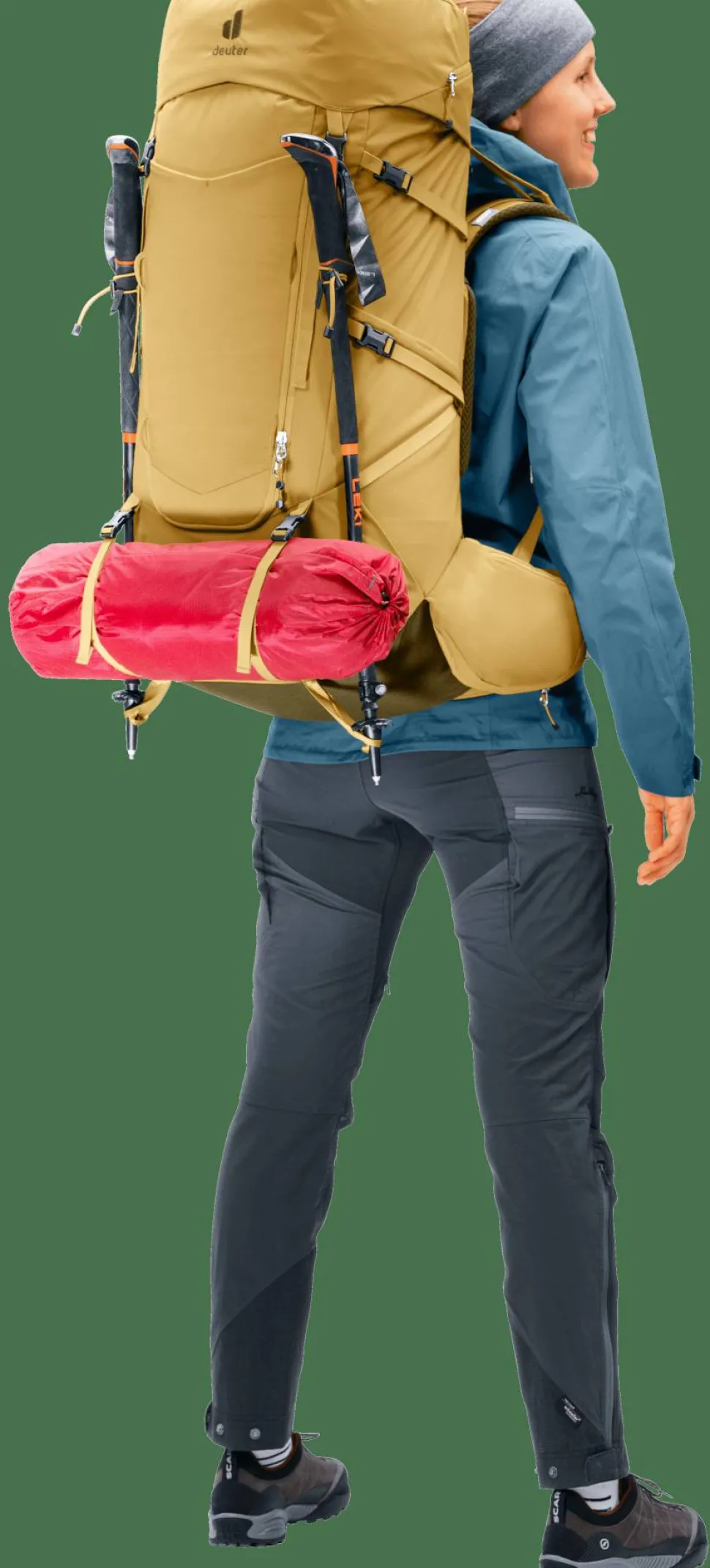 Deuter Aircontact Core 55+10 SL Savanna-nori