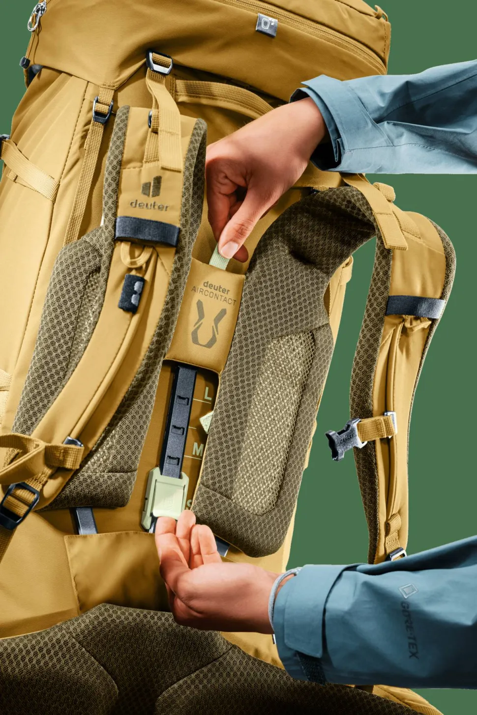 Deuter Aircontact Core 55+10 SL Savanna-nori