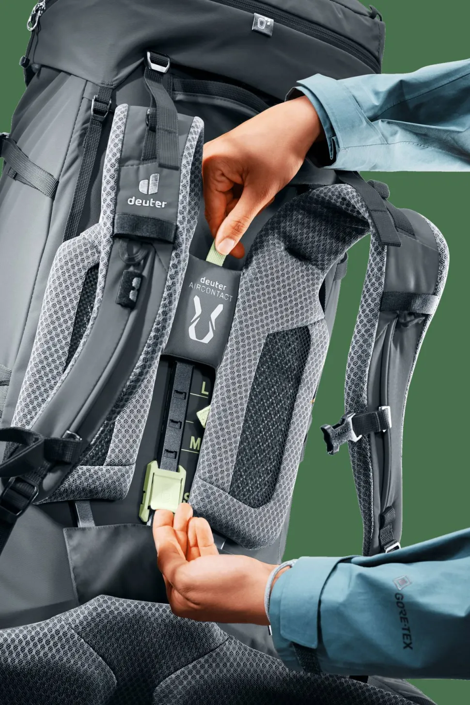 Deuter Aircontact Core 55+10 SL Graphite