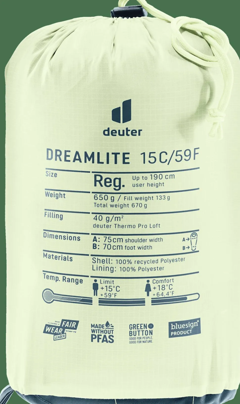 Deuter Dreamlite 15c/59f Terra-canyon