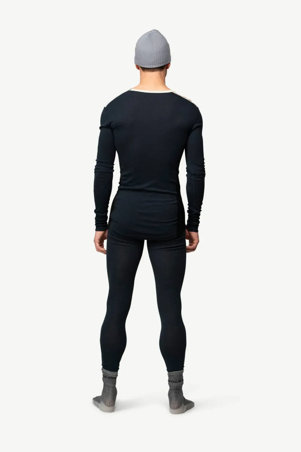 Devold Men's Lauparen Merino 190 Shirt Raw White/ink/black