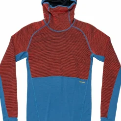 Devold Men's Tuvegga Merino Hoodie Cayenne