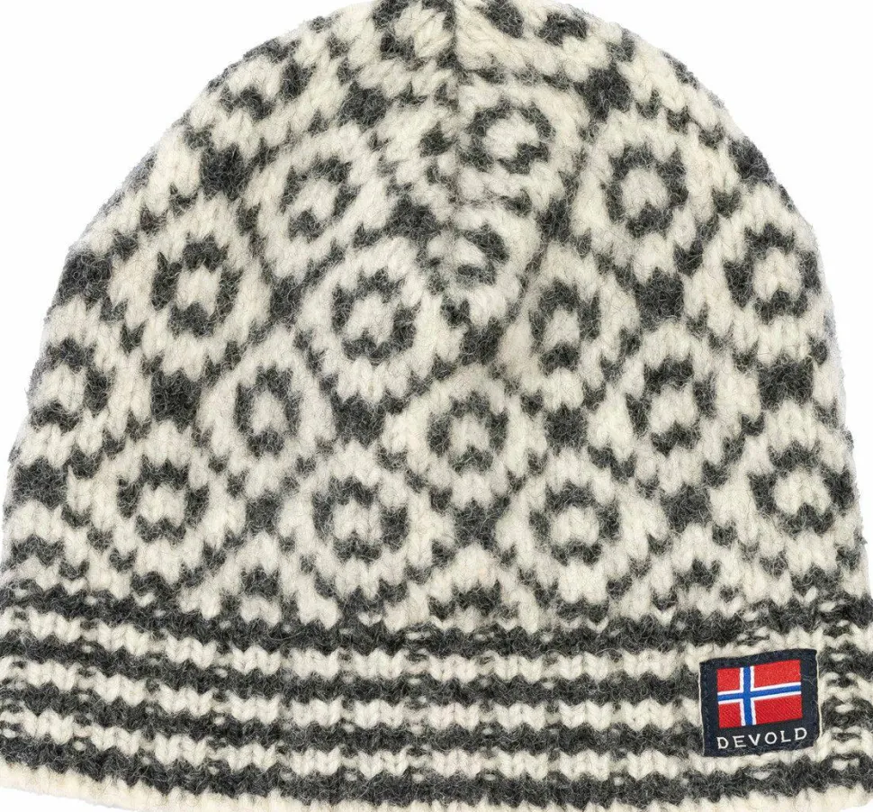 Devold Svalbard Wool Beanie Offwhite/anthracite