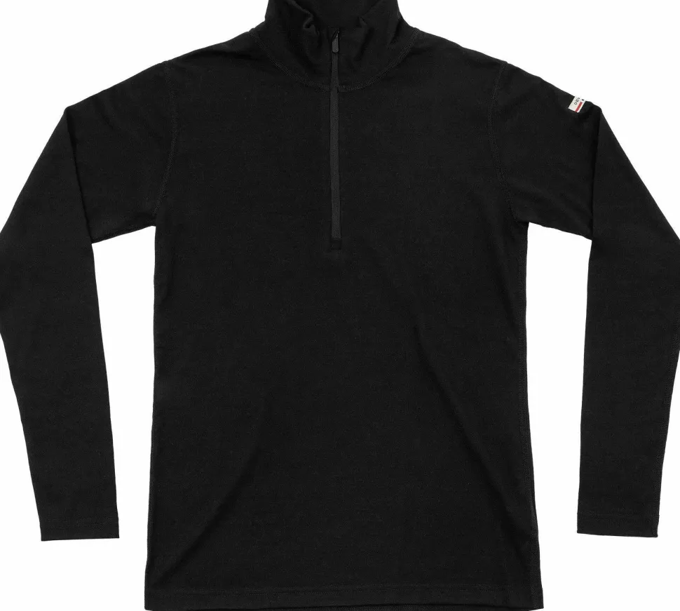 Devold Women's Breeze Plus Merino 200 Zip Neck Black