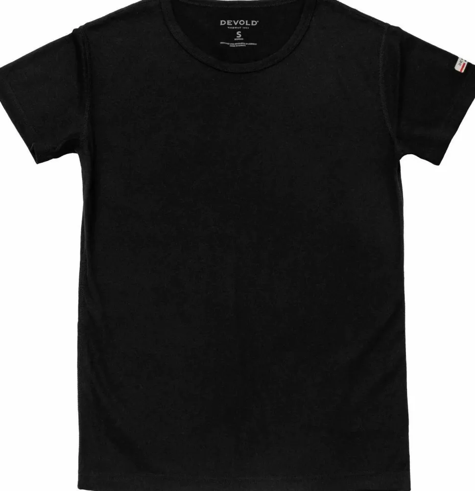 Devold Women's Breeze Plus Merino 200 T-Shirt Black