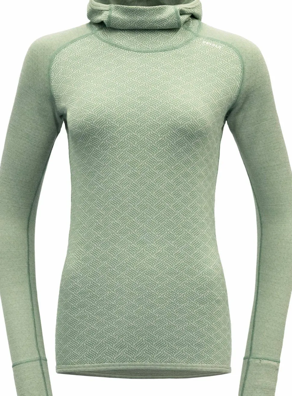 Devold Women's Kvitegga Merino 230 Hoodie Raw White