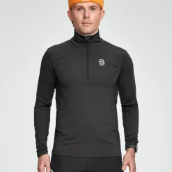 Dæhlie Men's Half Zip Tempo Obsidian