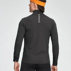 Dæhlie Men's Half Zip Tempo Obsidian