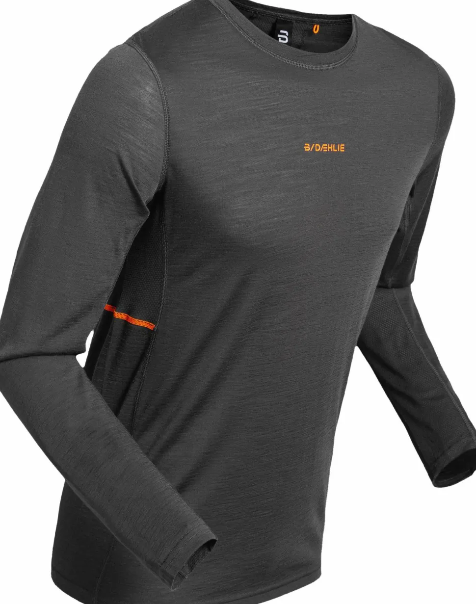 Dæhlie Men's Performance Wool Long Sleeve Obsidian