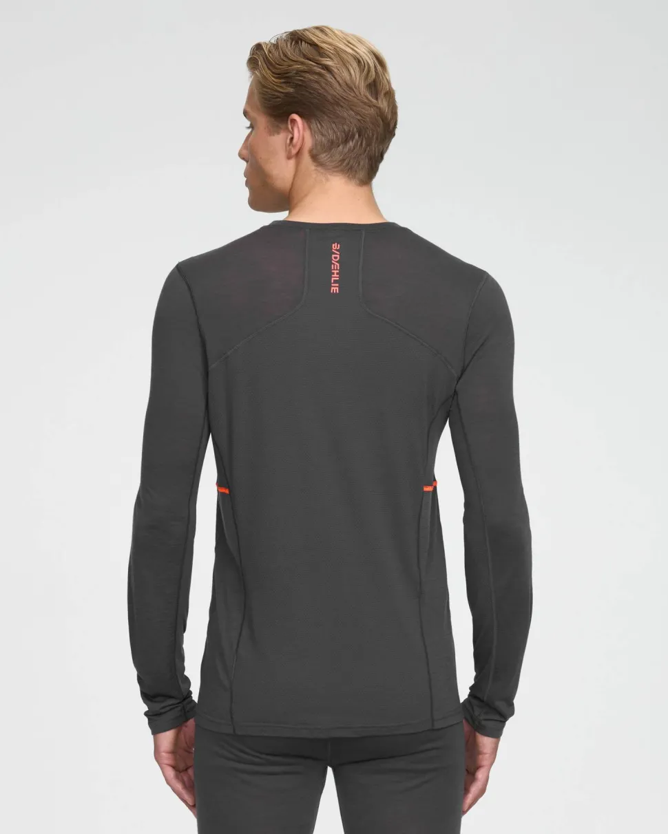 Dæhlie Men's Performance Wool Long Sleeve Obsidian