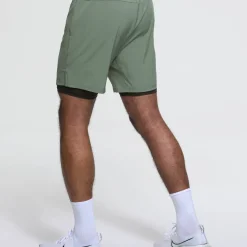 Dæhlie Men's Shorts Run 2-in-1 Dark Forest