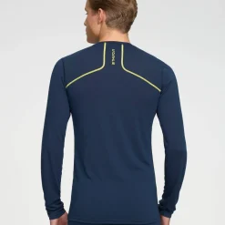 Dæhlie Men's Training Wool Mix Long Sleeve Navy