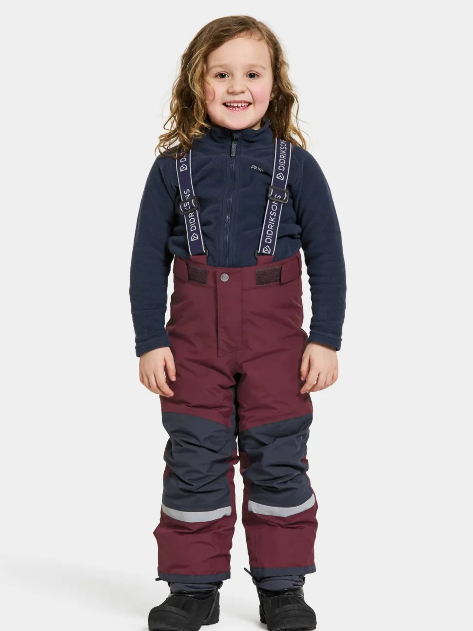Didriksons Kids' Idre Pants 6 Rusty Wine
