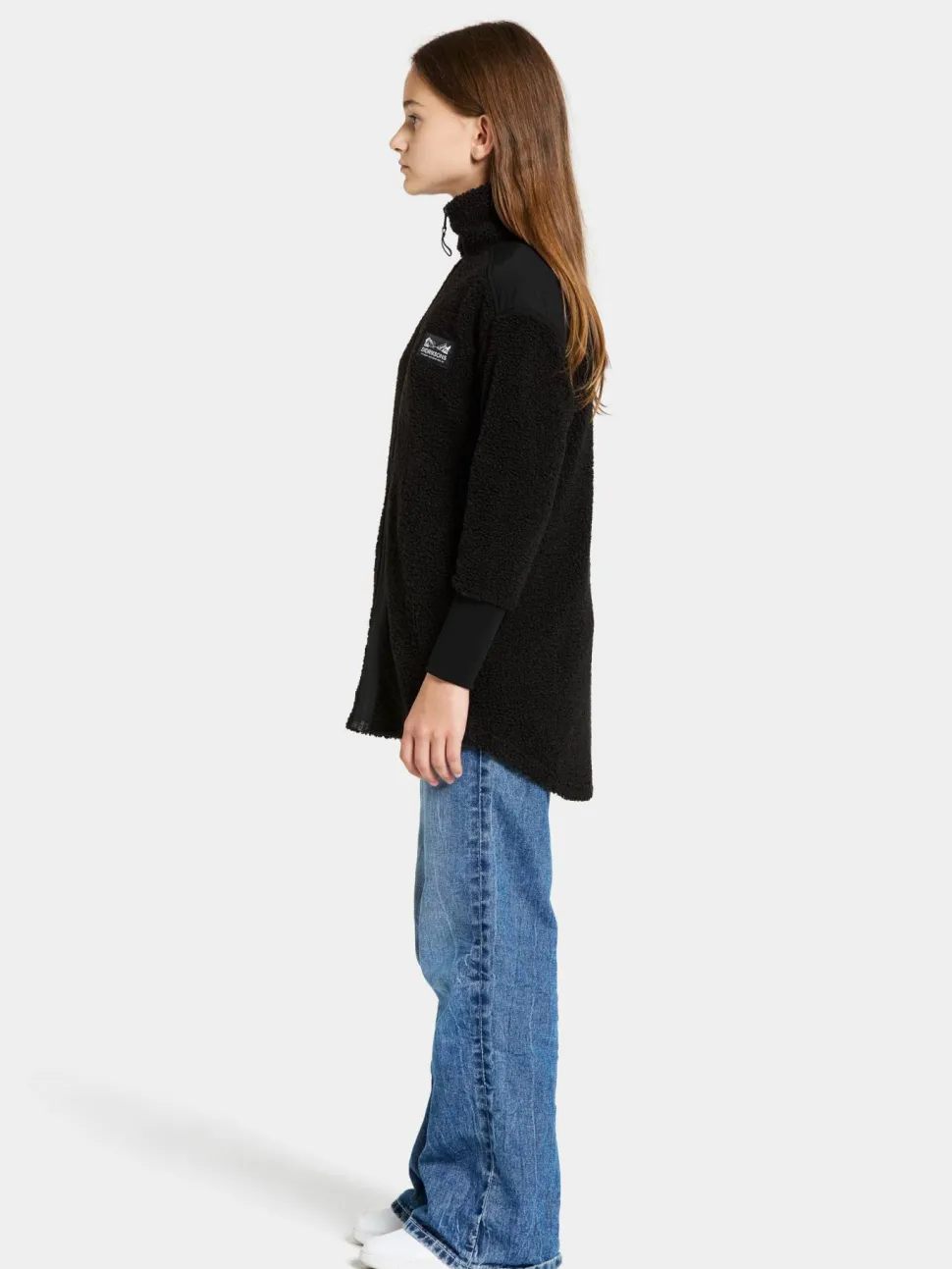 Didriksons Kids' Ampere Full Zip Long Black