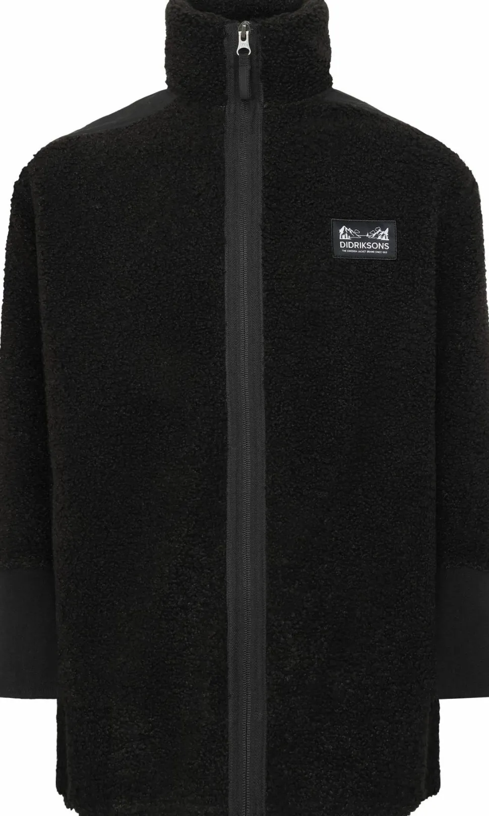 Didriksons Kids' Ampere Full Zip Long Black