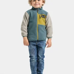 Didriksons Kids' Anten Full Zip Factory Blue