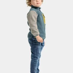 Didriksons Kids' Anten Full Zip Factory Blue