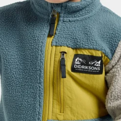 Didriksons Kids' Anten Full Zip Factory Blue