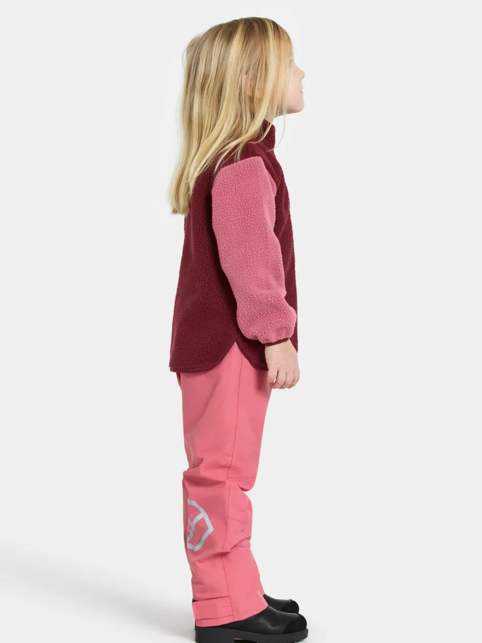 Didriksons Kids' Anten Full Zip Anemon Red