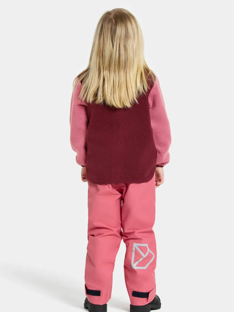 Didriksons Kids' Anten Full Zip Anemon Red