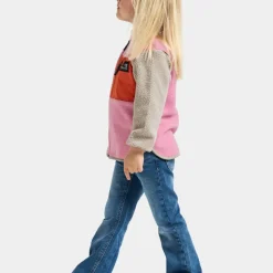 Didriksons Kids' Anten Full Zip Light Heather Pink