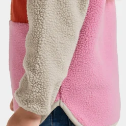 Didriksons Kids' Anten Full Zip Light Heather Pink