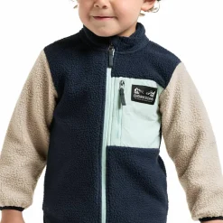 Didriksons Kids' Anten Full Zip Ocean Mint