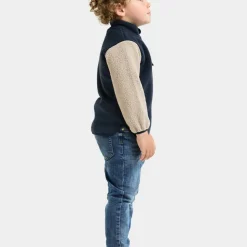 Didriksons Kids' Anten Full Zip Ocean Mint