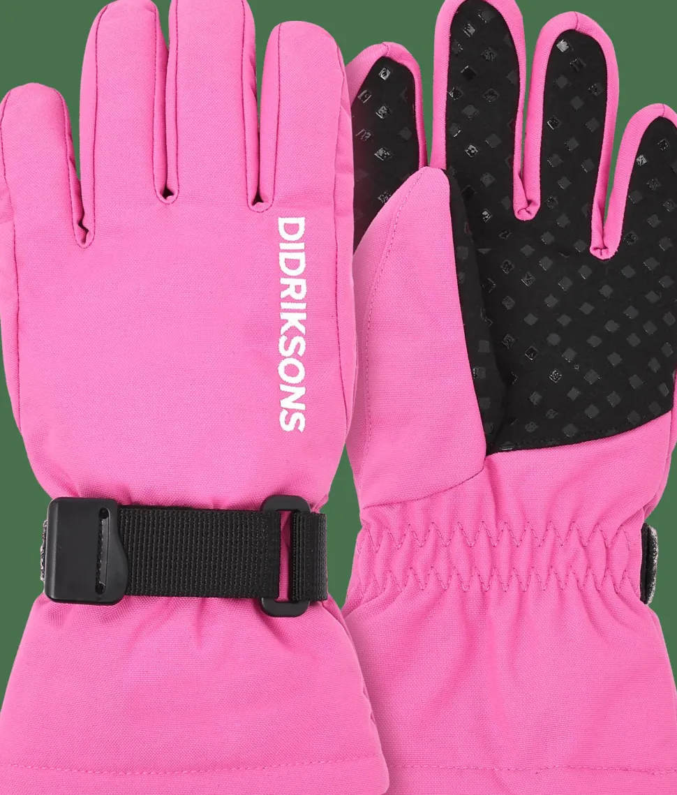 Didriksons Kids' Biggles Gloves 3 Sweet Pink