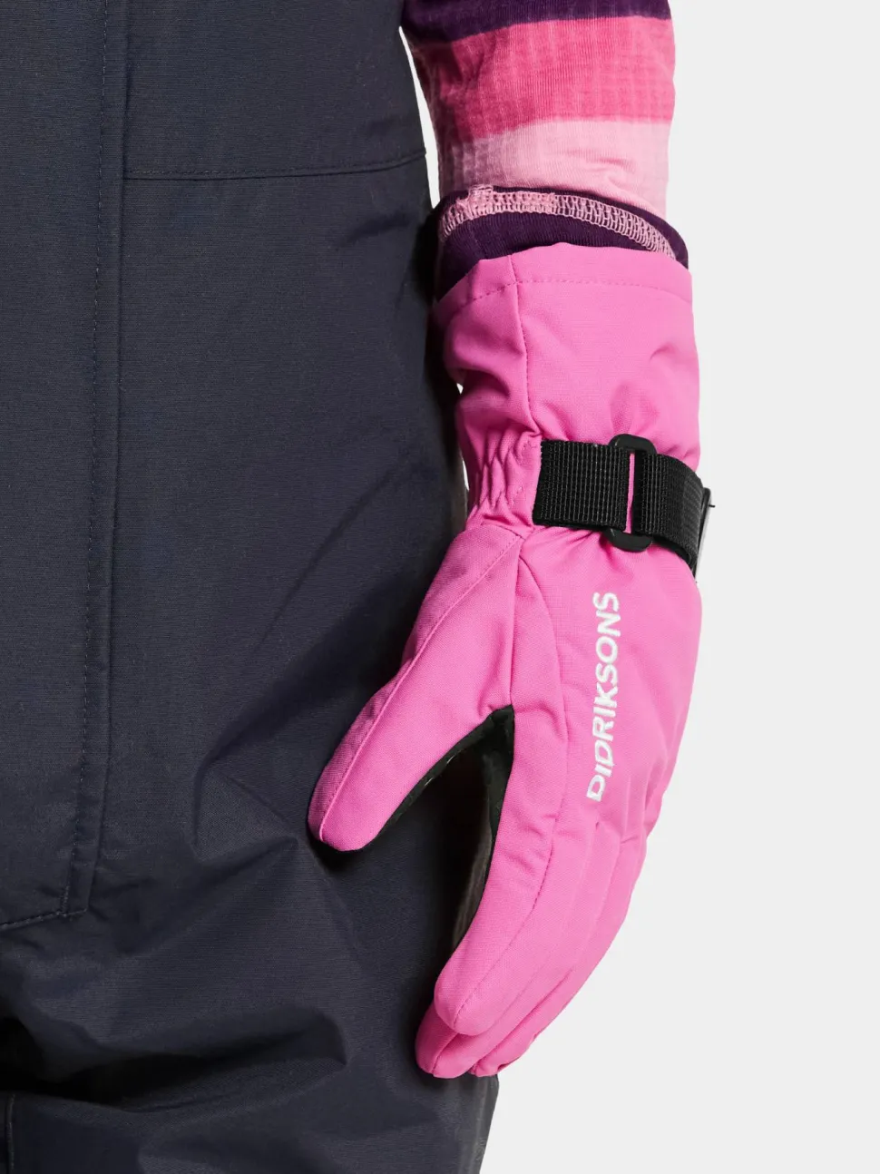 Didriksons Kids' Biggles Gloves 3 Sweet Pink