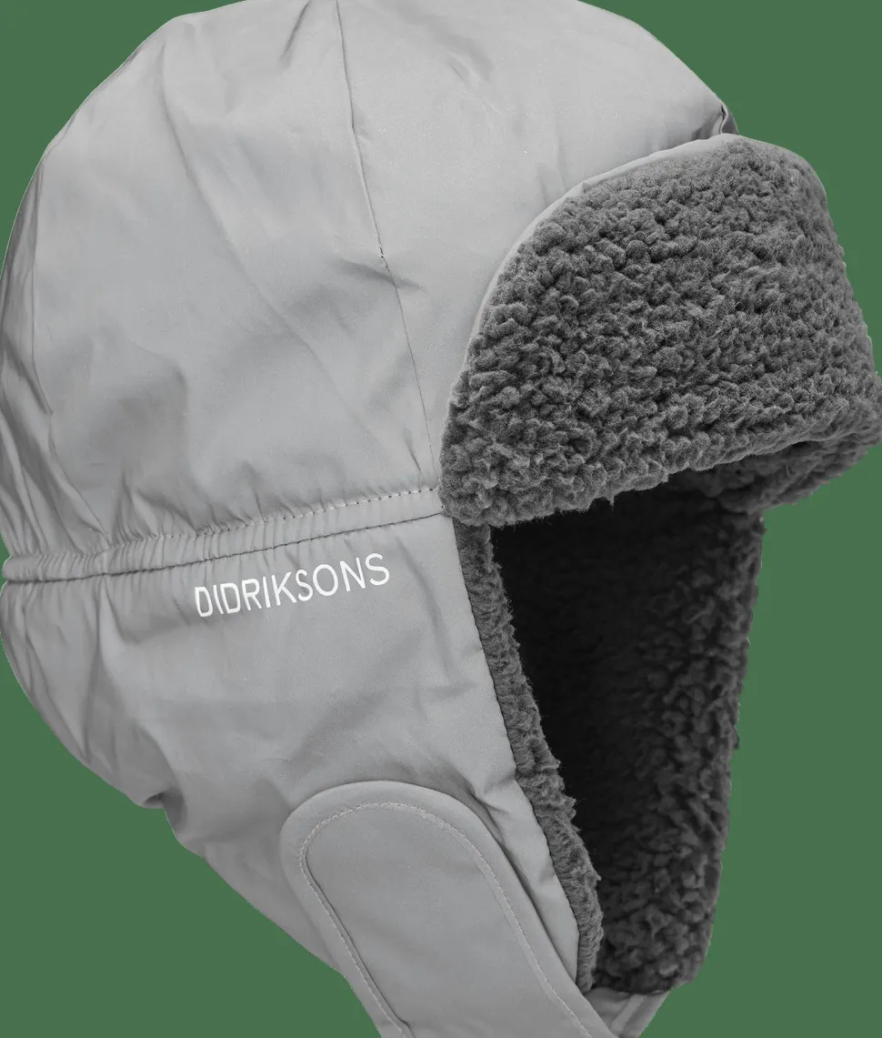 Didriksons Kids' Biggles Reflective Cap Silver