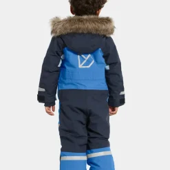 Didriksons Kids' Bjärven Coverall 4 Sapphire Blue
