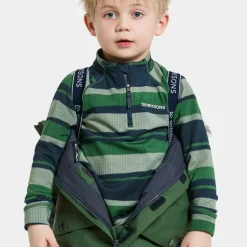 Didriksons Kids' Bjärven Coverall 4 Light Moss