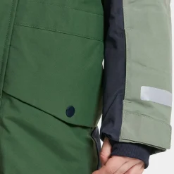 Didriksons Kids' Bjärven Coverall 4 Light Moss